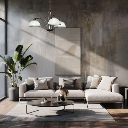 Lestenec na verigi KORFU 3xE27/60W/230V