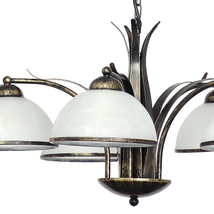 Lestenec na verigi KORFU 5xE27/60W/230V