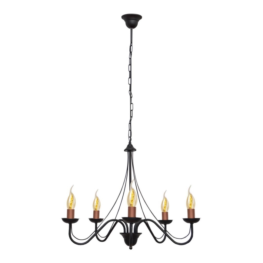 Lestenec na verigi MALBO 5xE14/60W/230V