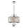 Lestenec na verigi MARGOT 6xE14/40W/230V mat krom
