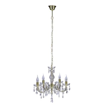 Lestenec na verigi MARIA TERESA 5xE14/40W/230V