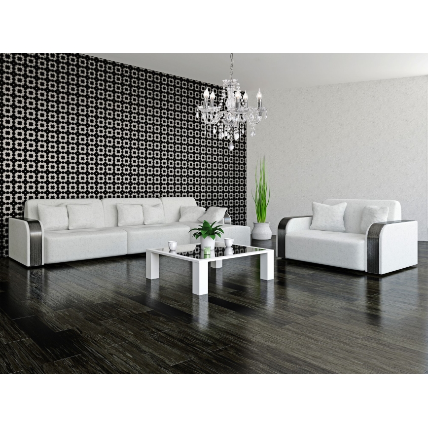Lestenec na verigi MARIE 5xE14/40W/230V sijajni krom