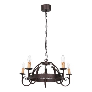 Lestenec na verigi REN 5xE14/15W/230V