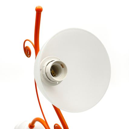 Lestenec na verigi RETRO 3xE27/60W/230V bela/barven