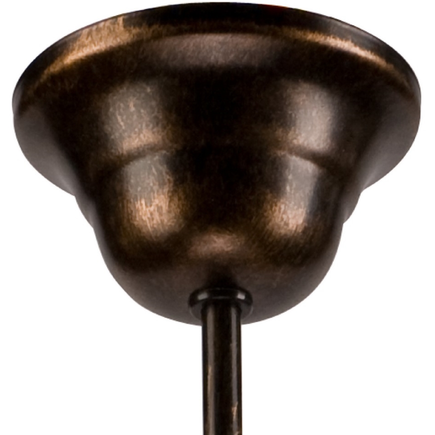 Lestenec na verigi RETRO II 5xE27/60W/230V črna patina