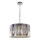 Lestenec na verigi RITZ 12xE14/40W/230V pr. 54 cm sijajni krom