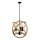Lestenec na verigi ROPE GLOBO 3xE14/10W/230V