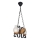 Lestenec na verigi VELA 2xE14/40W/230V bukev
