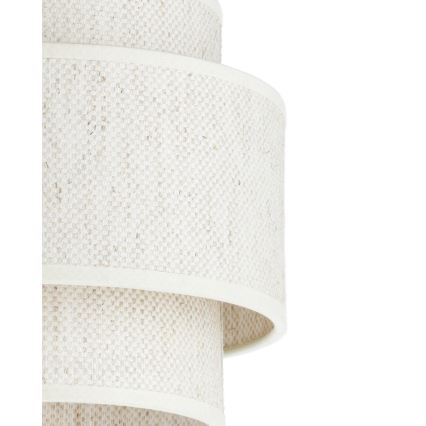 Lestenec na vrvi BOHO 3xE27/60W/230V bela