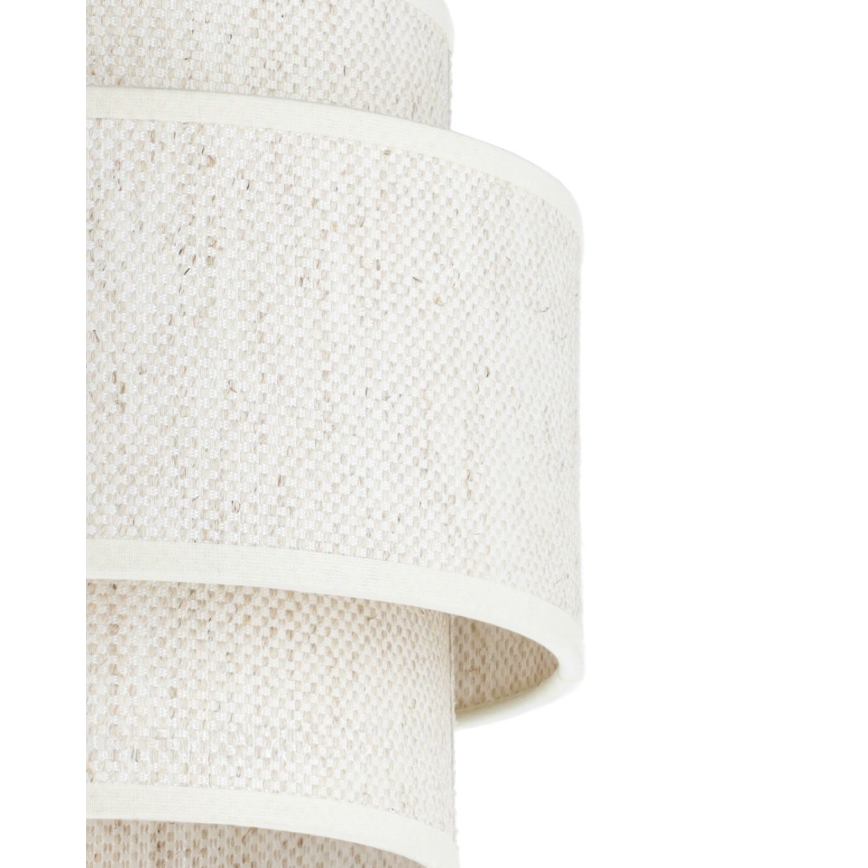 Lestenec na vrvi BOHO 3xE27/60W/230V bela