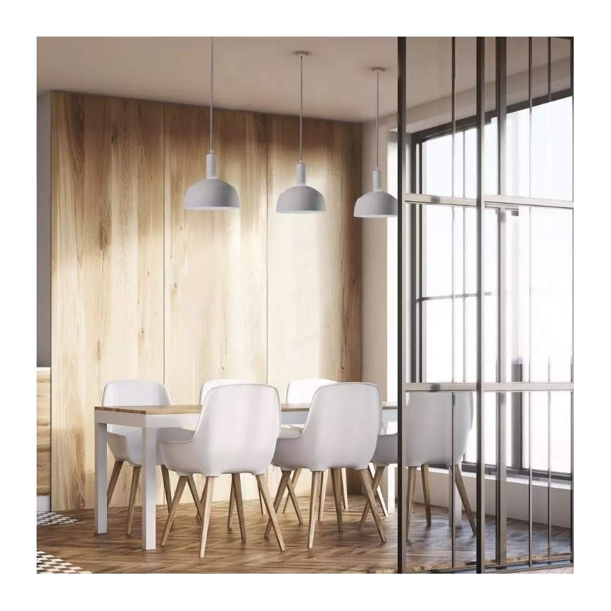Lestenec na vrvici 1xE14/60W/230V bel
