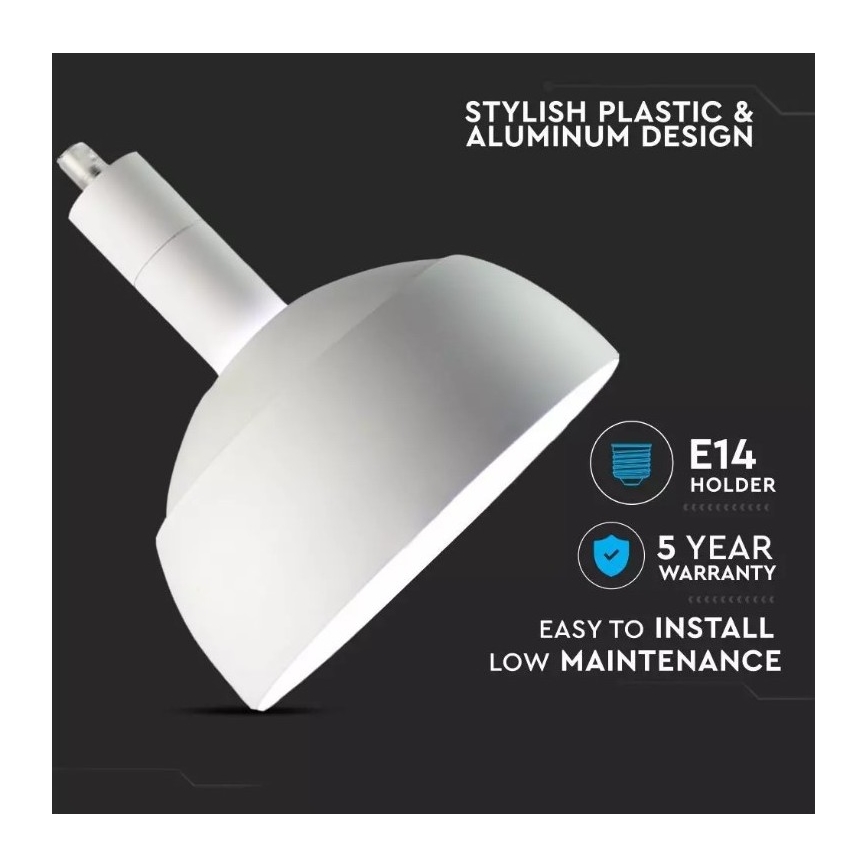 Lestenec na vrvici 1xE14/60W/230V bel