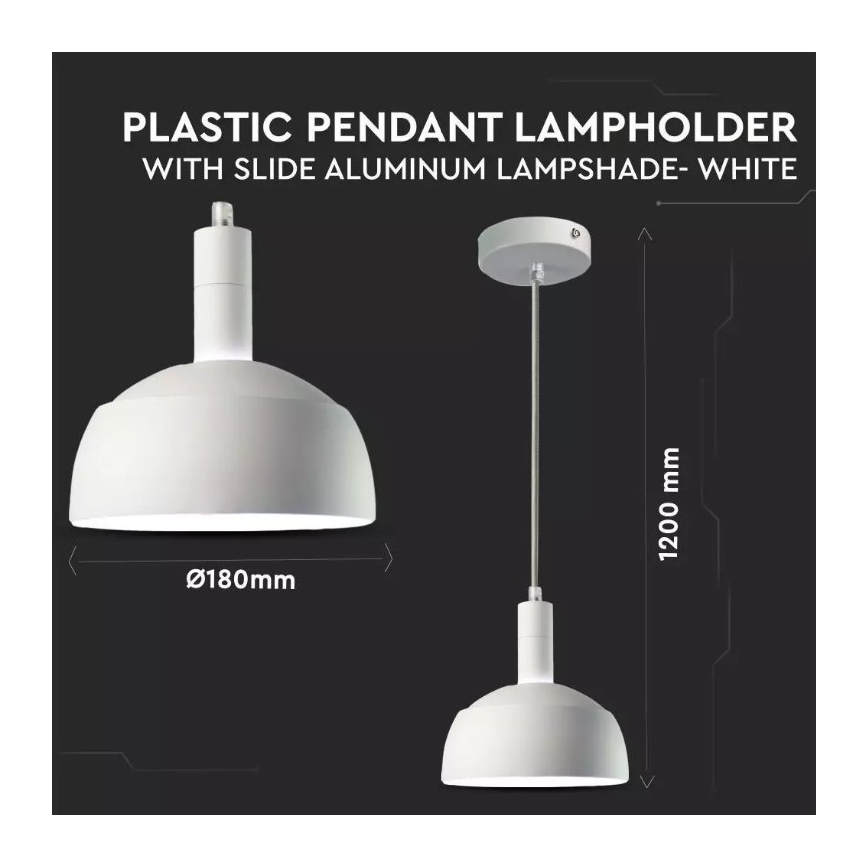 Lestenec na vrvici 1xE14/60W/230V bel