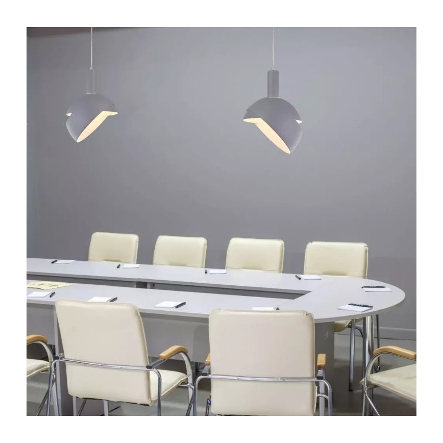 Lestenec na vrvici 1xE14/60W/230V siv