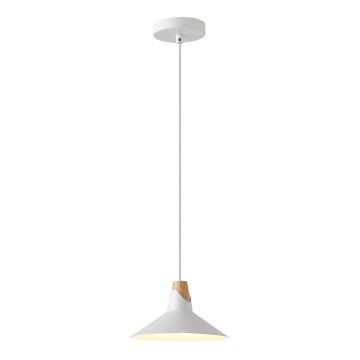 Lestenec na vrvici 1xE27/15W/230V bela