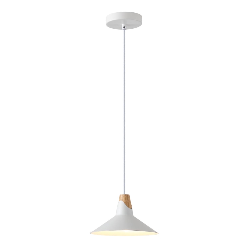 Lestenec na vrvici 1xE27/15W/230V bela