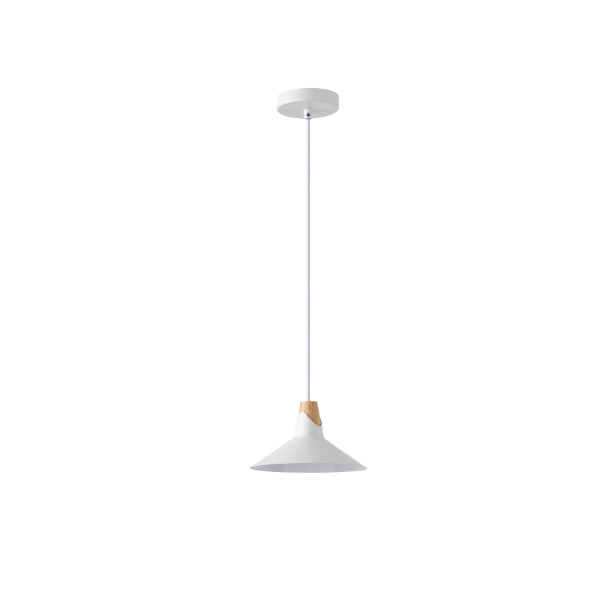 Lestenec na vrvici 1xE27/15W/230V bela