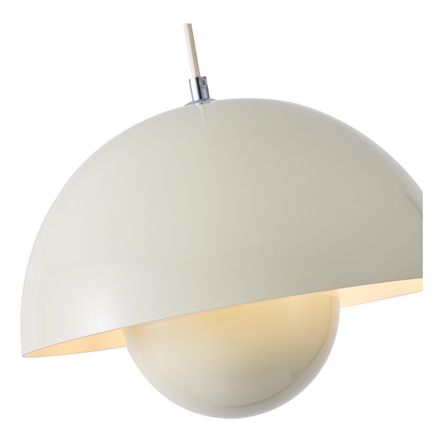 Lestenec na vrvici 1xE27/15W/230V bela