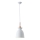 Lestenec na vrvici 1xE27/15W/230V bela pr. 19,5 cm