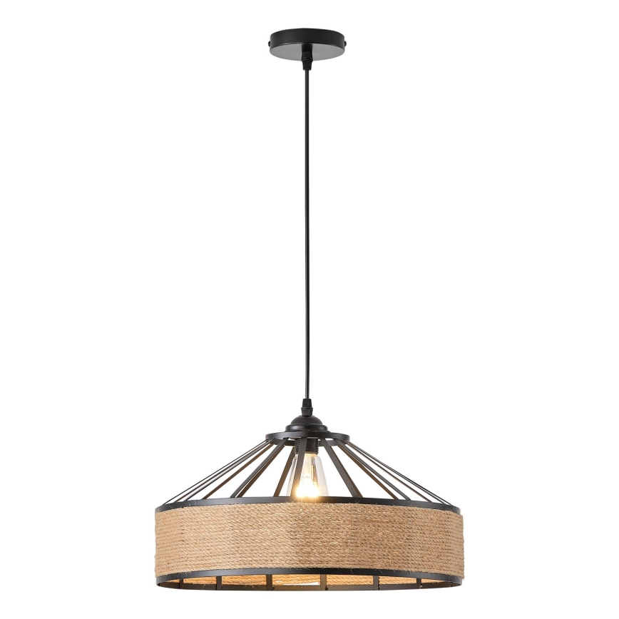 Lestenec na vrvici 1xE27/15W/230V bež