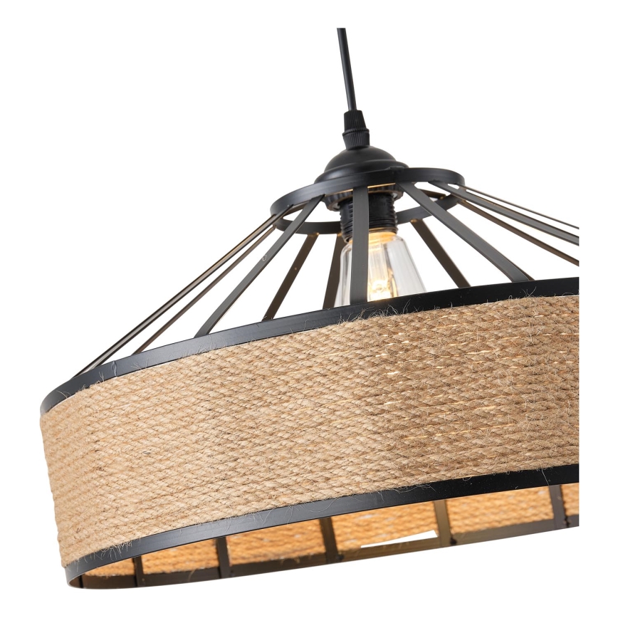 Lestenec na vrvici 1xE27/15W/230V bež