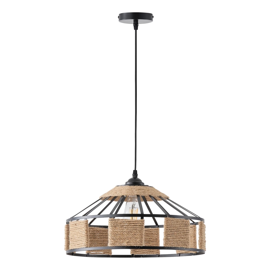 Lestenec na vrvici 1xE27/15W/230V bež