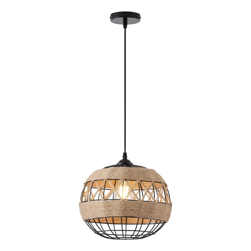 Lestenec na vrvici 1xE27/15W/230V bež