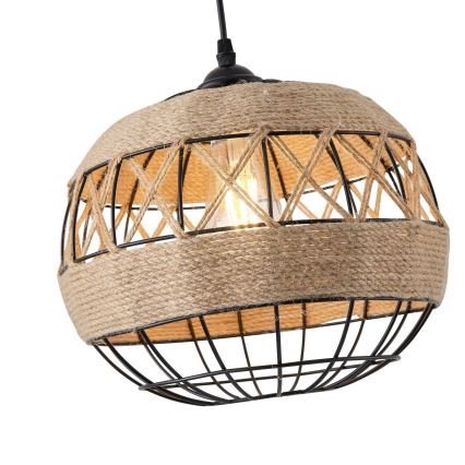 Lestenec na vrvici 1xE27/15W/230V bež