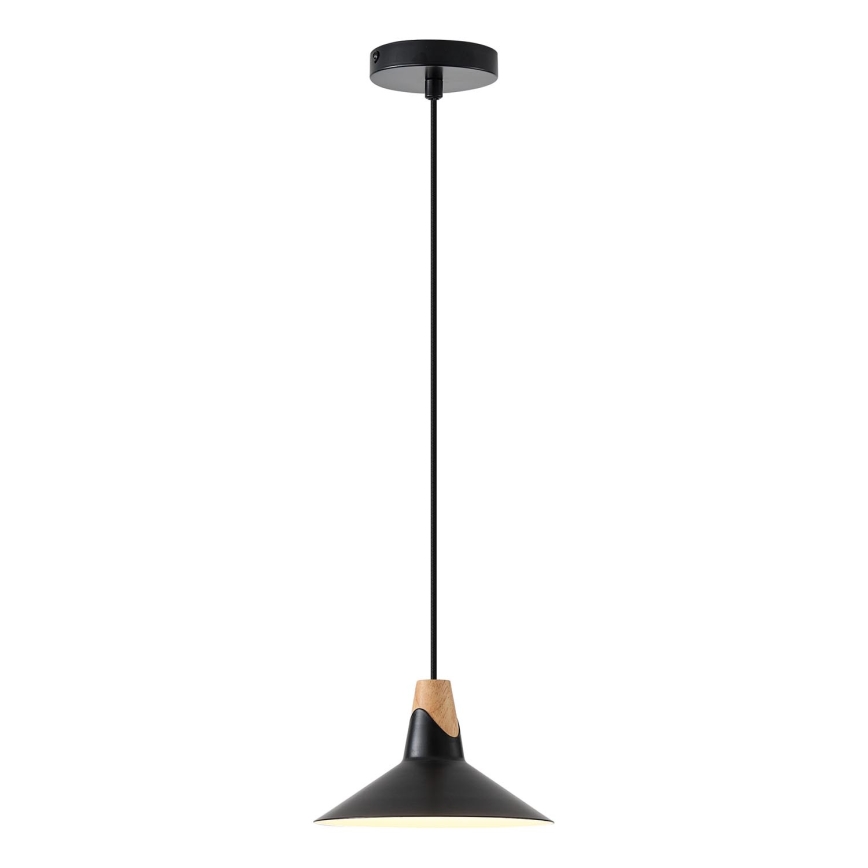 Lestenec na vrvici 1xE27/15W/230V črna