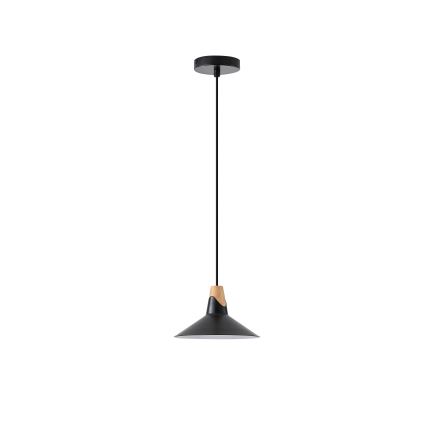 Lestenec na vrvici 1xE27/15W/230V črna
