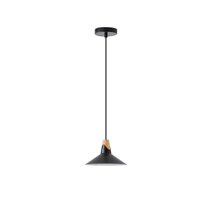 Lestenec na vrvici 1xE27/15W/230V črna