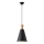 Lestenec na vrvici 1xE27/15W/230V črna pr. 20 cm