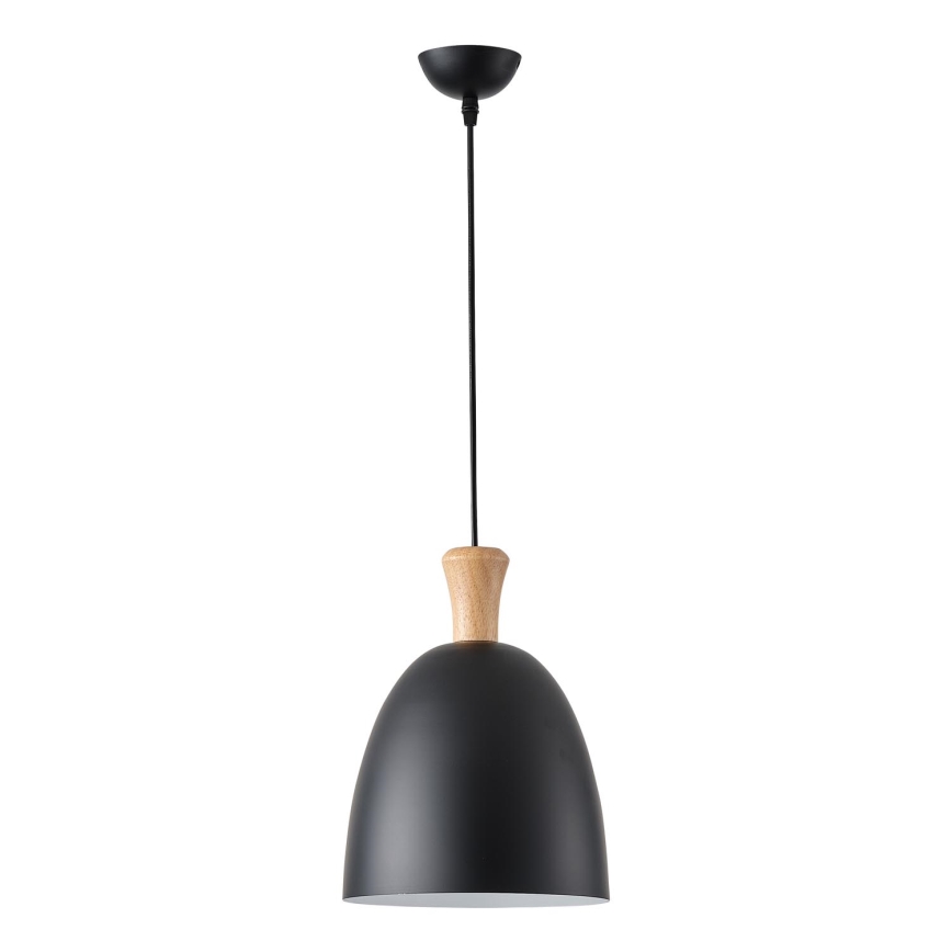 Lestenec na vrvici 1xE27/15W/230V črna pr. 23 cm