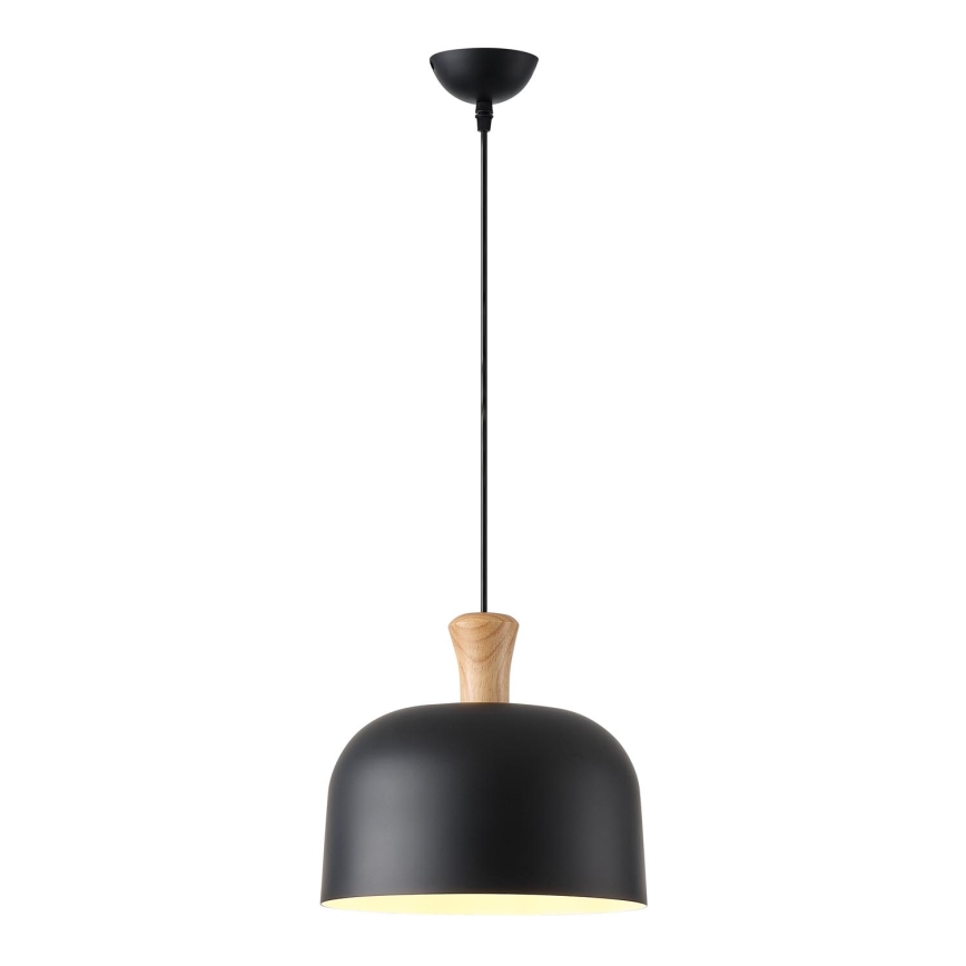 Lestenec na vrvici 1xE27/15W/230V črna pr. 27 cm