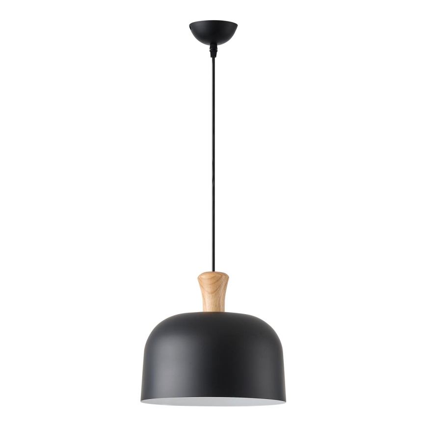 Lestenec na vrvici 1xE27/15W/230V črna pr. 27 cm