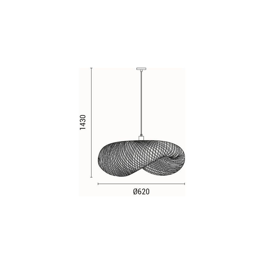 Lestenec na vrvici 1xE27/15W/230V