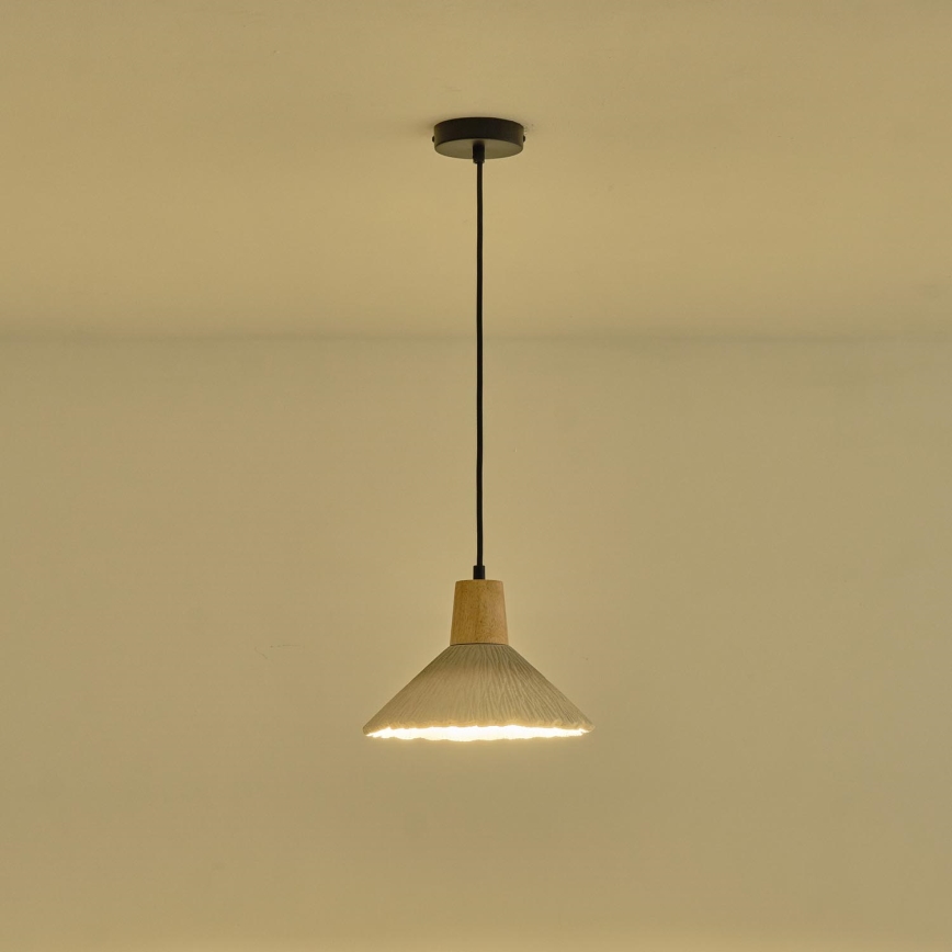Lestenec na vrvici 1xE27/15W/230V krem barva