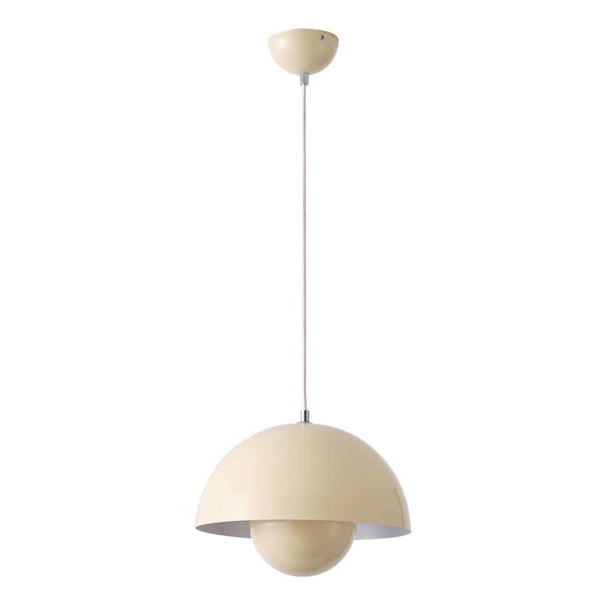 Lestenec na vrvici 1xE27/15W/230V krem barva