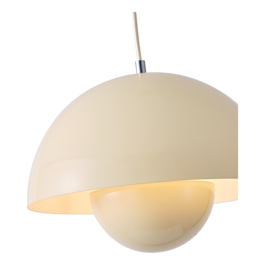 Lestenec na vrvici 1xE27/15W/230V krem barva