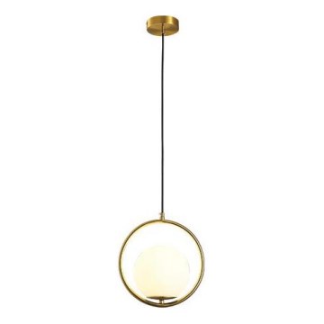 Lestenec na vrvici 1xE27/15W/230V medenina
