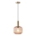 Lestenec na vrvici 1xE27/15W/230V rjava pr. 20 cm