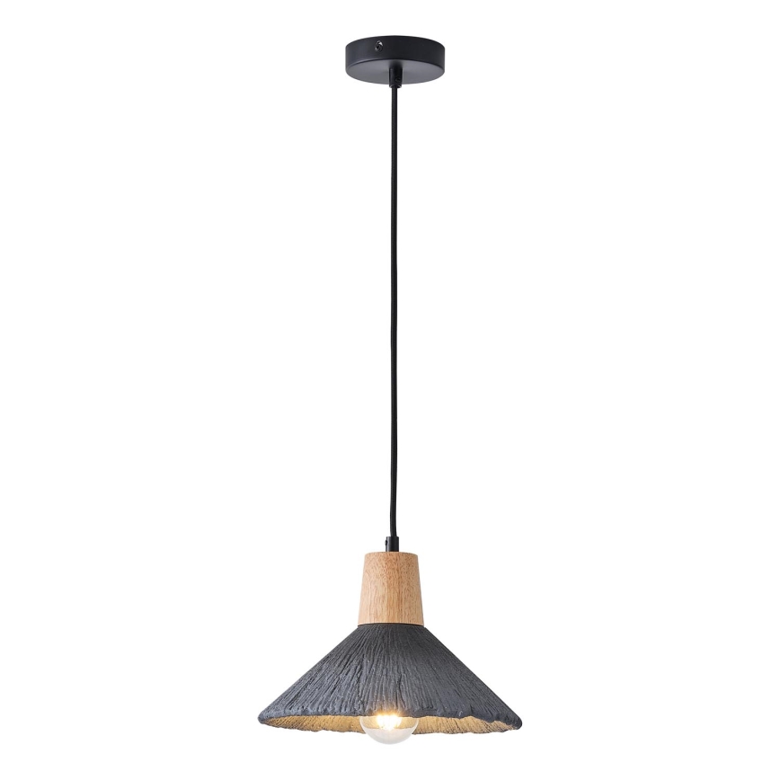 Lestenec na vrvici 1xE27/15W/230V siva