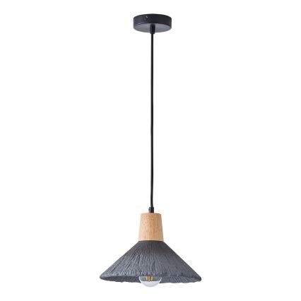 Lestenec na vrvici 1xE27/15W/230V siva