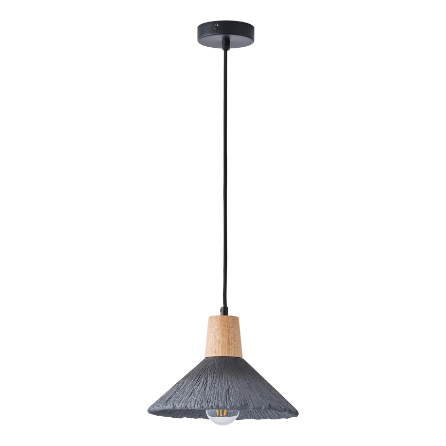 Lestenec na vrvici 1xE27/15W/230V siva