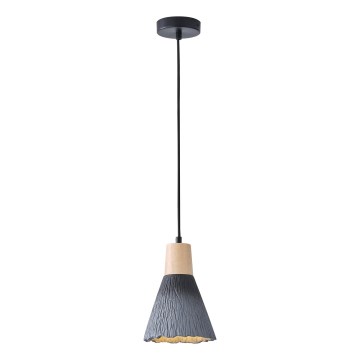 Lestenec na vrvici 1xE27/15W/230V siva