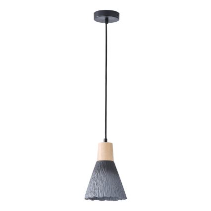 Lestenec na vrvici 1xE27/15W/230V siva