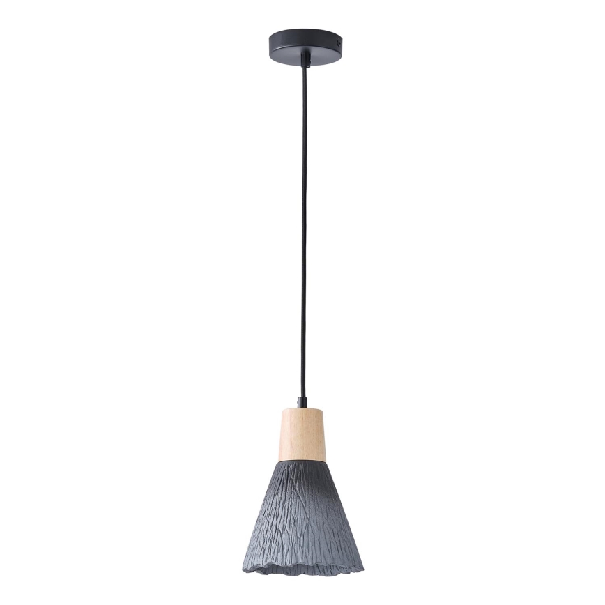 Lestenec na vrvici 1xE27/15W/230V siva