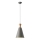 Lestenec na vrvici 1xE27/15W/230V siva pr. 20 cm