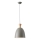 Lestenec na vrvici 1xE27/15W/230V siva pr. 23 cm