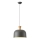 Lestenec na vrvici 1xE27/15W/230V siva pr. 27 cm